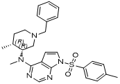 N-甲基-N-[(3R,4R)-4-甲基-1-(苯基甲基)-3-哌啶基]-7-[(4-甲基苯基)磺?；鵠-7H-吡咯并[2,3-d]嘧啶-4-胺